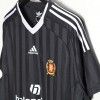 Balenciaga - Adidas Co-Branded Manchester United Black Striped Short Sleeve Soccer T-Shirt