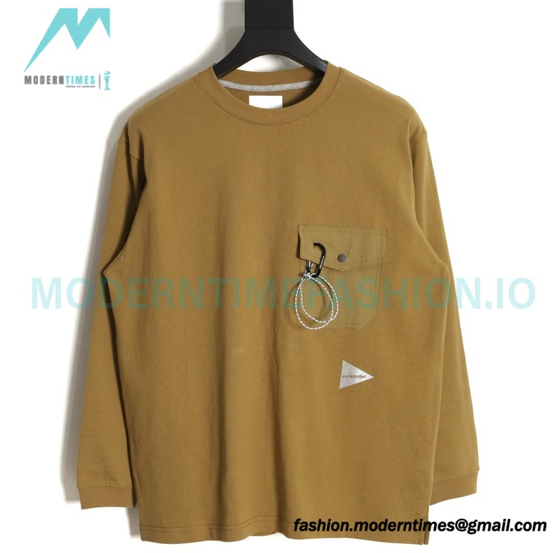 And wander - Cotton Long T-shirt