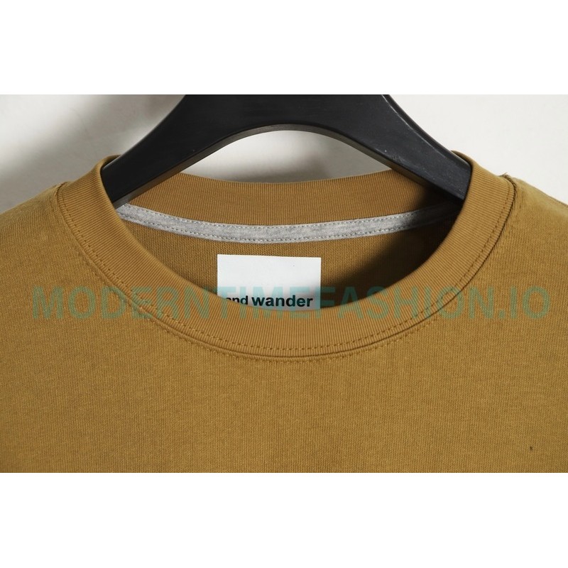 And wander - Cotton Long T-shirt