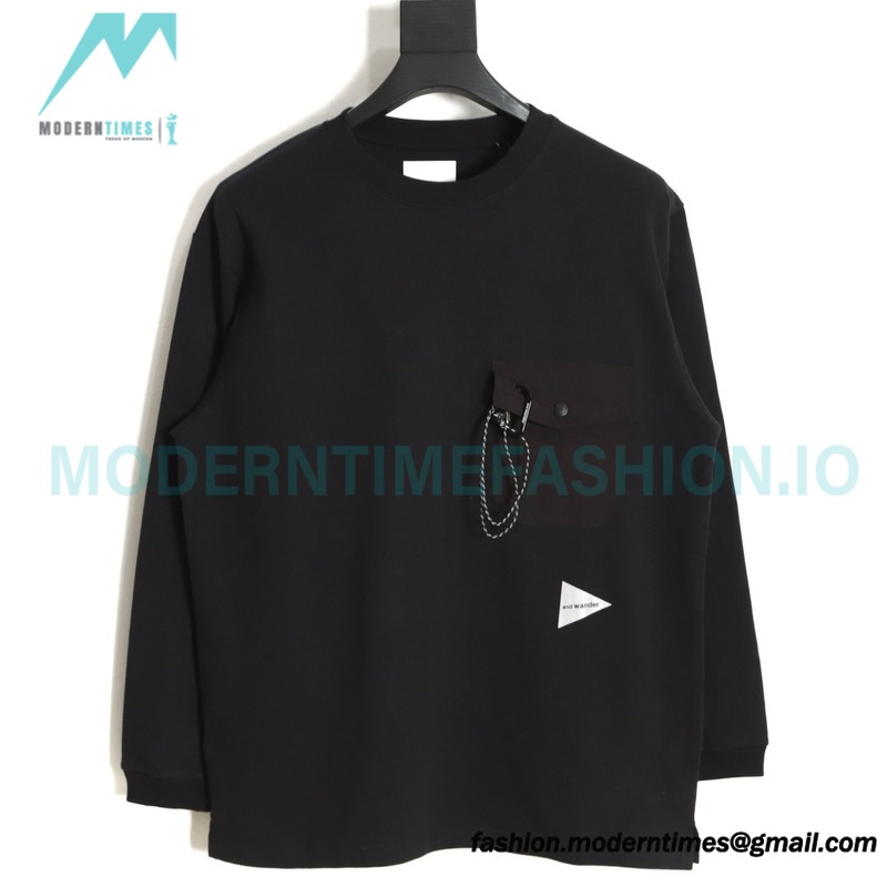And wander - Cotton Long T-shirt