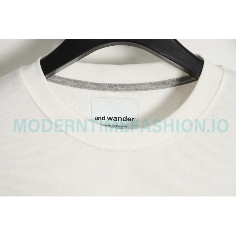 And wander - Cotton Long T-shirt