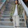 Ader Error - New Spliced Color Down Coat