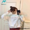 Alexander Wang - 22FW Snowflake Letter Crew-neck Hoodie