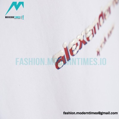 Alexander Wang - 22FW Snowflake Letter Crew-neck Hoodie