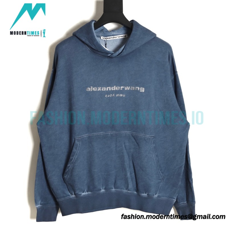 Alexander Wang - 22FW Rhinestone Hoodie