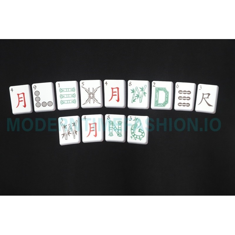 Alexander Wang - 23FW Mahjong Printed Round Neck Hoodie