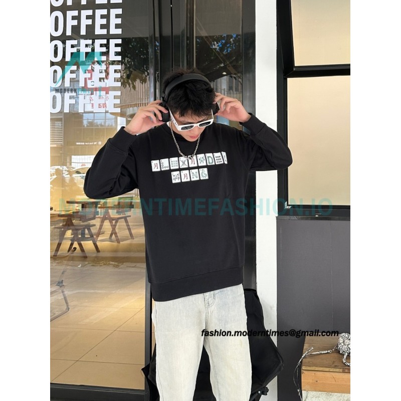 Alexander Wang - 23FW Mahjong Printed Round Neck Hoodie