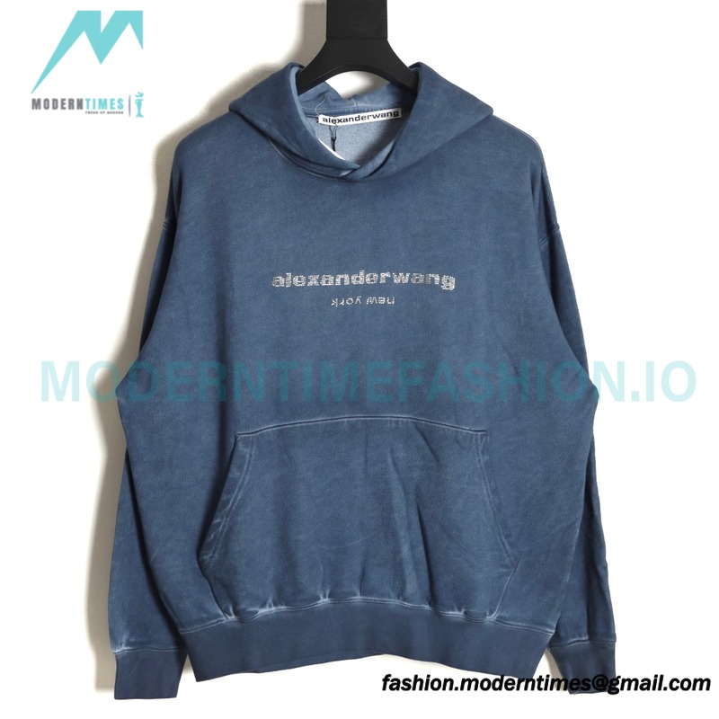 Alexander Wang - 22FW Rhinestone Hoodie