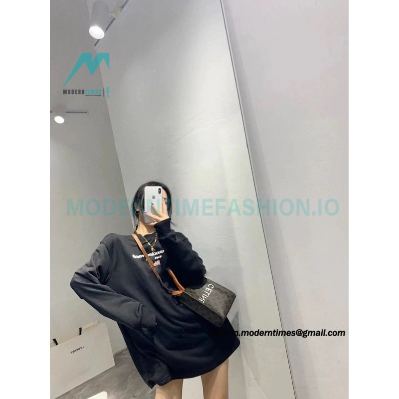 Alexander Wang - 23FW Colorful Flag Crew Neck Hoodie