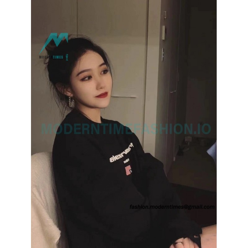 Alexander Wang - 23FW Colorful Flag Crew Neck Hoodie