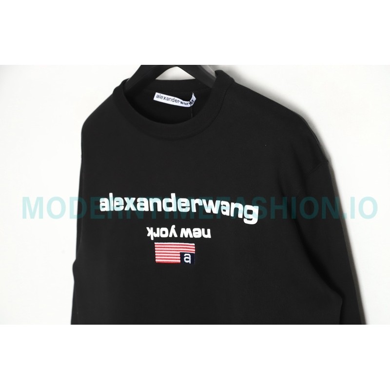 Alexander Wang - 23FW Colorful Flag Crew Neck Hoodie