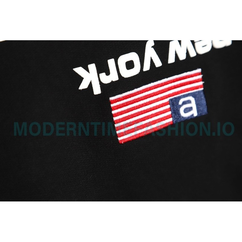 Alexander Wang - 23FW Colorful Flag Crew Neck Hoodie