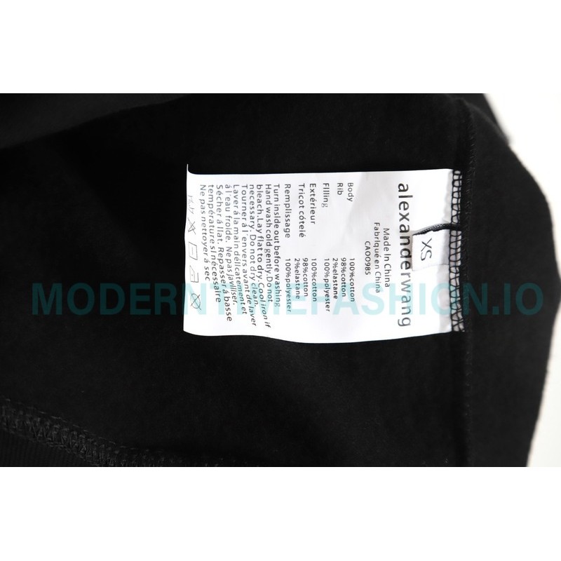 Alexander Wang - 23FW Colorful Flag Crew Neck Hoodie