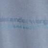 Alexander Wang - 23SS Foamed Three-dimensional Small Letter Print Half-zip Pullover Hoodie