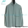 Alexander Wang - 23SS Foamed Three-dimensional Small Letter Print Half-zip Pullover Hoodie