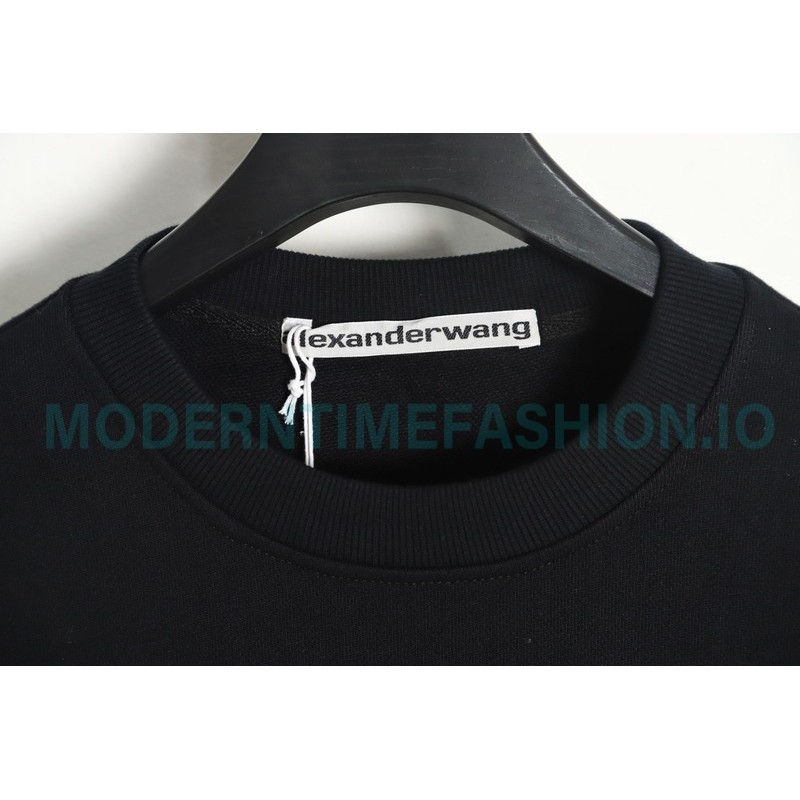 Alexander Wang - 23FW Cow-head Printed Crew-neck Hoodie