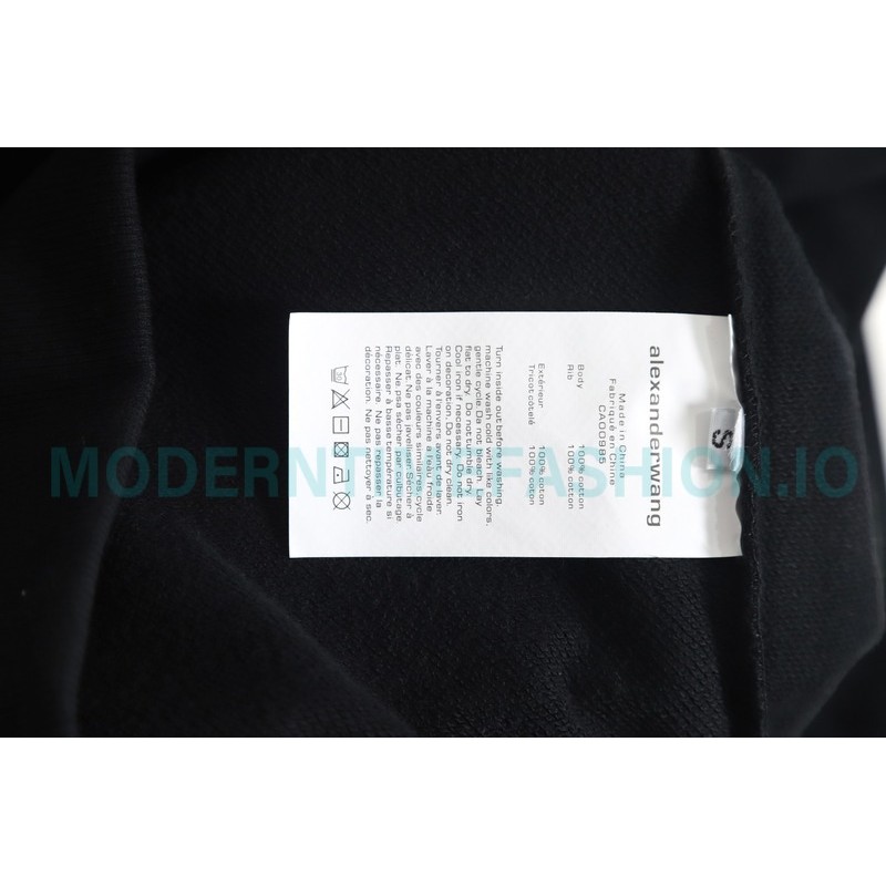Alexander Wang - 23FW Cow-head Printed Crew-neck Hoodie