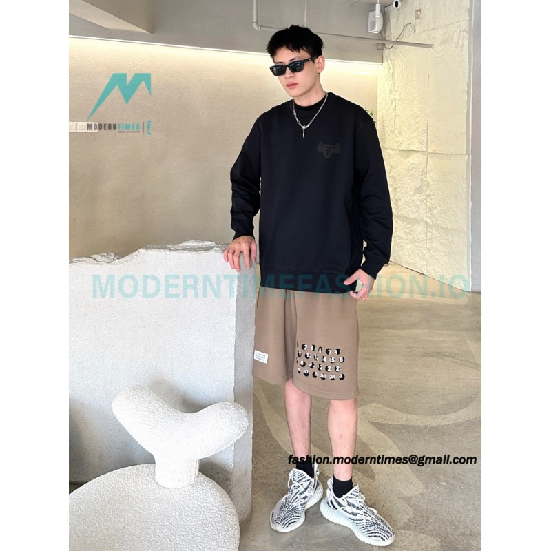 Alexander Wang - 23FW Cow-head Printed Crew-neck Hoodie