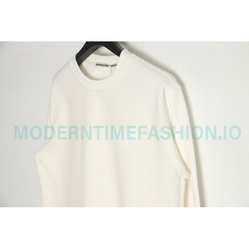 Alexander Wang - 23FW Cow-head Printed Crew-neck Hoodie