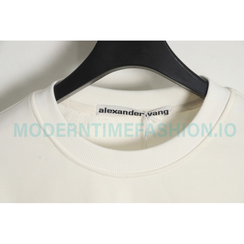 Alexander Wang - 23FW Cow-head Printed Crew-neck Hoodie