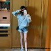 Alexander Wang - 23FW Glitter Long-sleeved T-shirt