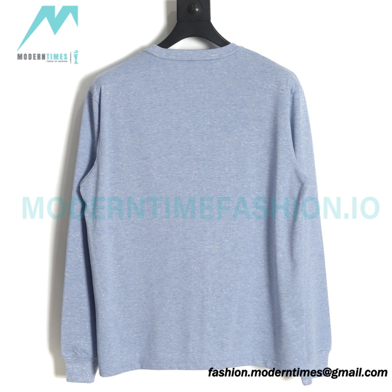 Alexander Wang - 23FW Glitter Long-sleeved T-shirt