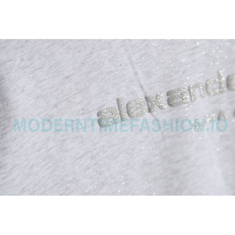 Alexander Wang - 23FW Glitter Long-sleeved T-shirt