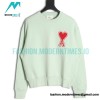 Ami - Love Embroidered Crew-neck Hoodie