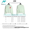 Ami - Love Embroidered Crew-neck Hoodie
