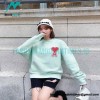 Ami - Love Embroidered Crew-neck Hoodie