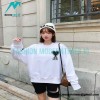 Ami - Love Embroidered Crew-neck Hoodie