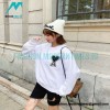 Ami - Love Embroidered Crew-neck Hoodie