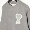 Ami - Love Embroidered Crew-neck Hoodie