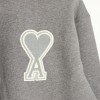 Ami - Love Embroidered Crew-neck Hoodie