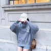 Ami - Love Embroidered Crew-neck Hoodie
