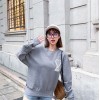 Ami - Love Embroidered Crew-neck Hoodie