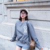 Ami - Love Embroidered Crew-neck Hoodie
