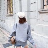 Ami - Love Embroidered Crew-neck Hoodie