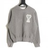 Ami - Love Embroidered Crew-neck Hoodie