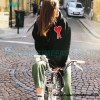 Ami - 23fw Patterned Love Embroidered Hoodie