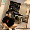 Ami - 23fw Patterned Love Embroidered Hoodie