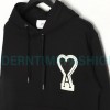 Ami - 23fw Patterned Love Embroidered Hoodie