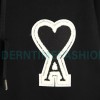 Ami - 23fw Patterned Love Embroidered Hoodie