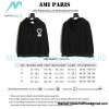Ami - 23fw Patterned Love Embroidered Hoodie