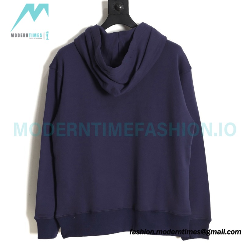 Ami - 23fw Patterned Love Embroidered Hoodie