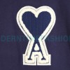 Ami - 23fw Patterned Love Embroidered Hoodie