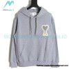 Ami - 23fw Patterned Love Embroidered Hoodie