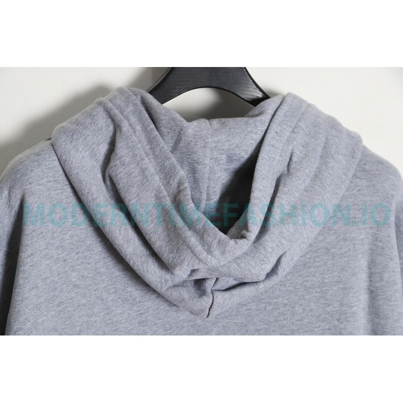 Ami - 23fw Patterned Love Embroidered Hoodie