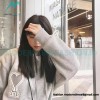Ami - 23fw Patterned Love Embroidered Hoodie