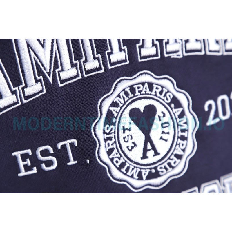 Ami Paris - 23ss Anniversary Crew-neck Hoodie
